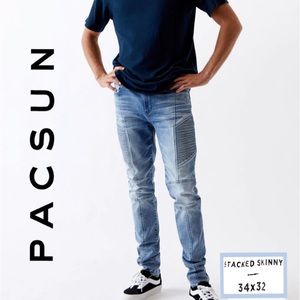 Pacsun Stacked Skinny Jeans